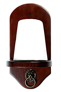 Iszy Billiards Wall Mount Pool Table Cone Chalk Holder with Chalk Choose Mahogany, Oak or Black