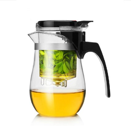 Dechunxian Best Teapot Tumbler Infuser Perfect Loose Tea Leaves Maker Easiest Tea Brewing Solution