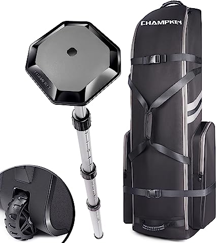 Champkey Premium Soft-Padded Golf Travel Bag with Anti-Impact Support System | 1200D Oxford Fabric Golf Travel Cover