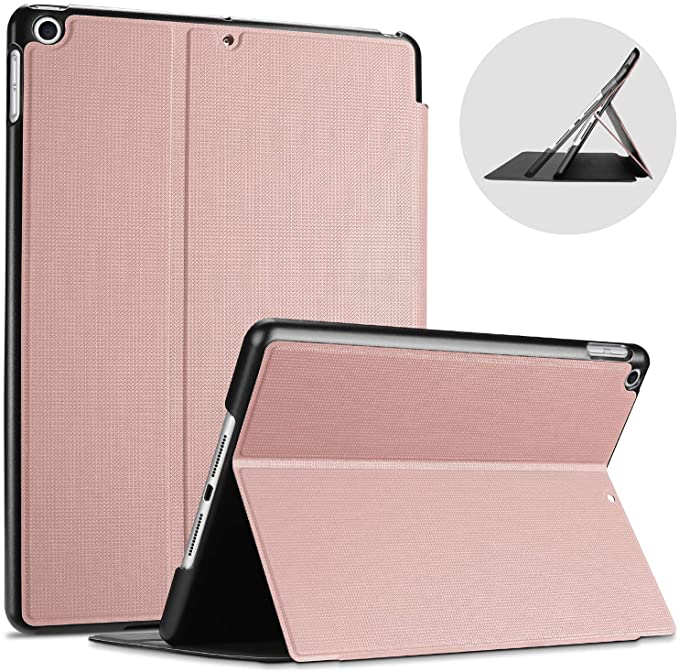 ProCase iPad 10.2 Case 2019 7th Gen iPad Case, Slim Stand Protective Case Folio Cover for 2019 Apple iPad 10.2 Inch 7th Generation -Rosegold