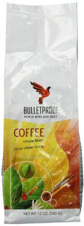 Bulletproof Upgraded Coffee 12 Oz Decaf Whole Bean