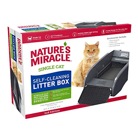 Nature's Miracle Nature's Miracle Single-Cat Self-Cleaning Litter Box