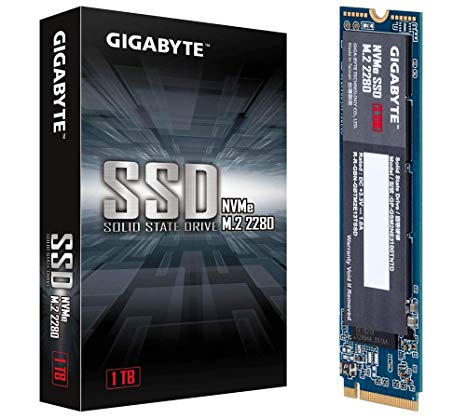 Gigabyte NVMe 1.3/M.2/PCIe 3.0x4/ 1TB SSD (GP-GSM2NE3100TNTD)