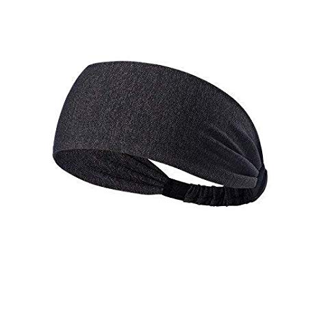 Skudgear Yoga Sport Athletic Headband Sweatband for Running Sports Travel Fitness Elastic Wicking Non Slip Style Band and Basketball Headbands Headscarf fits