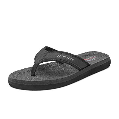 NORTIV 8 Men's Flip Flops Thong Sandals Comfortable Light Weight Beach Sandal