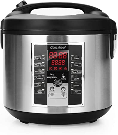 COMFEE' MB-M25 rice cooker 5.2Qt Black01