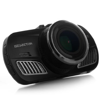 ISELECTOR Astro I 2.7" FHD Superior Night Vision Dash Cam, 2560*1440P 30FPS 170° Wide Angle Lens Ambarella A12 CPU with G-sensor