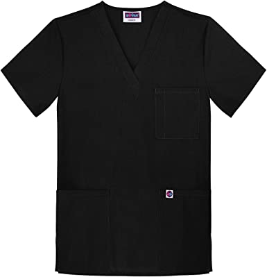 Sivvan Unisex V-Neck 3 Pocket Scrub Top (Available in 15 Colors)