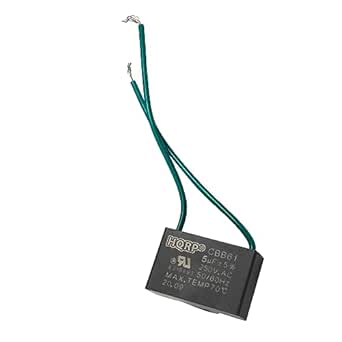 HQRP Ceiling Fan Capacitor CBB61 5uf 2-Wire UL Listed