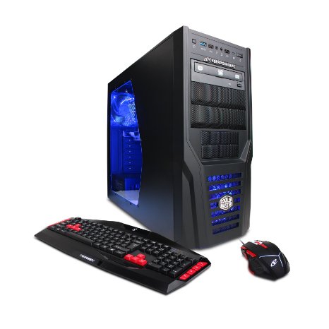 CyberpowerPC Gamer Ultra GUA880 Gaming Desktop - AMD FX-4300 Quad Core 38GHz 8GB DDR3 RAM 1TB HDD 24X DVD NVIDIA GT 720 1GB Windows 10