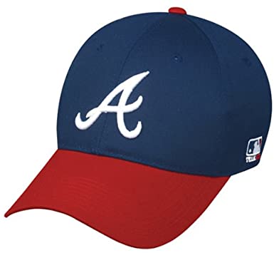 Outdoor Cap Atlanta Braves (Home/White A Logo) Youth (Under 12) Adjustable Baseball Hat Officially Licensed Major League Replicau