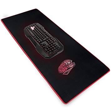 Stratagem Control Zone XL Microfiber Gaming Deskpad - Sizes up to 47" x 21.5" (XXL Colossus)