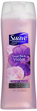 Suave Essentials Body Wash, Sweet Pea and Violet 12 ounce