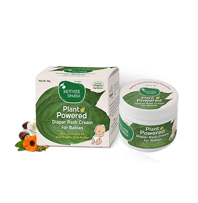 Mother Sparsh Plant Powered Diaper Rash Cream for Babies, 50 gm