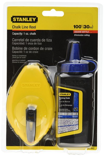 Stanley 47-442 Chalk Reel with Blue Chalk