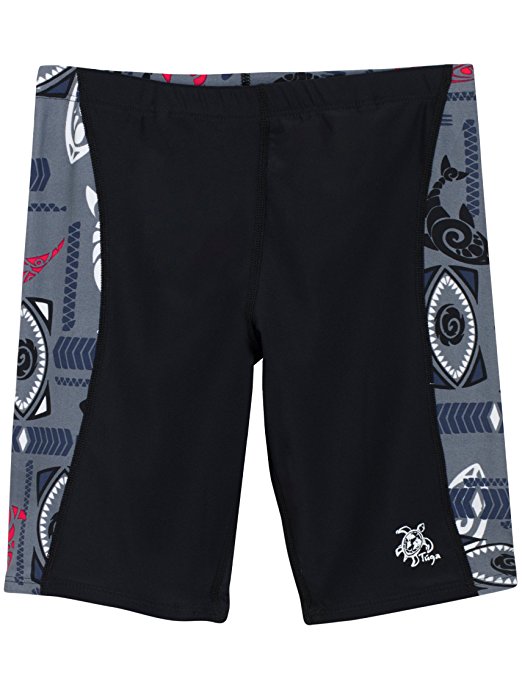 Tuga Boys Jammer Swim Short 2-14 Years, UPF 50  Sun Protection Swim Bottom