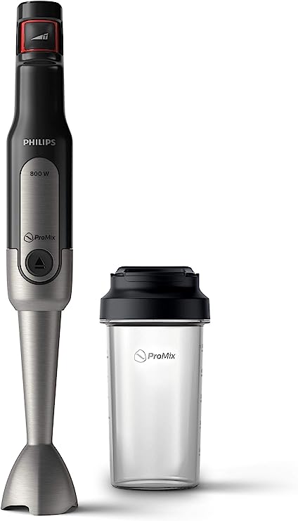 Philips Viva hand blender 800 W SpeedTouch incl. 2-in-1 Togo Drinking Bottle Stainless Steel