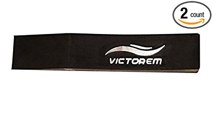 Victorem Non-Slide Deadlift Wedge - Load & Unload Weightlifting Barbells with Round Plates Effortlessly - Compact - CrossFit & Powerlifting - Jack Alternative