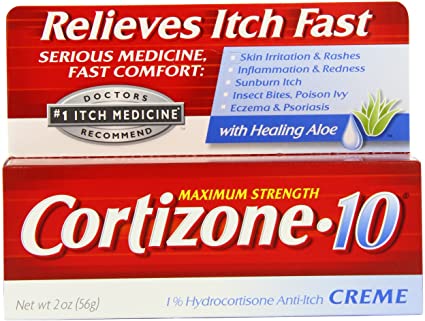 Cortizone-10 Max Strength Cortizone-10 Crme, 2oz Boxes (Pack of 2)