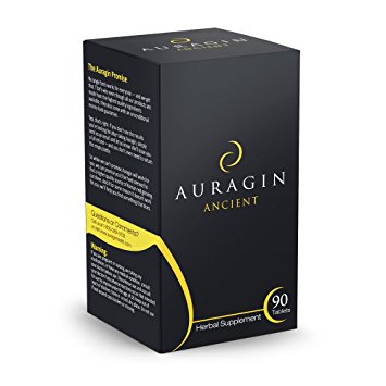 Auragin Ancient: 100% Ginkgo Biloba - No additives or fillers - 24% Flavonol Glycosides & 6% Terpene Lactones - 1 year satisfaction guarantee