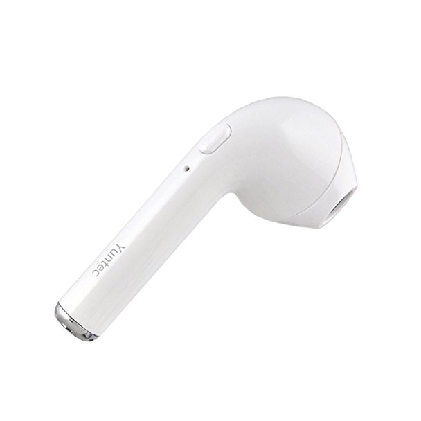 Yuntec Bluetooth Headphones In ear Earbuds Wireless Headset Mini Sport Earpiece Earphone for iPhone 7 IOS Notebook Samsung Android (Left Ear)