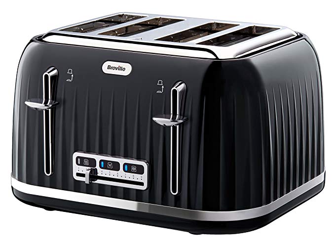 Breville VTT476 Impressions 4 Slice Toaster - Black