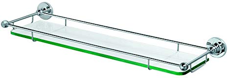 Gatco 1465 Premier Tempered Glass Shelf, Chrome