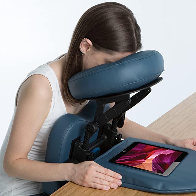 EARTHLITE Massage Kit Travelmate - Ultra-Portable Face Down Tabletop Massage System perfect for Vitrectomy Recovery & On-The-Go Massage