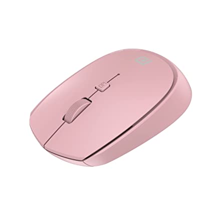 Portronics Toad 23 Wireless Optical Mouse with 2.4GHz, USB Nano Dongle, Optical Orientation, Click Wheel, Adjustable DPI(Pink)