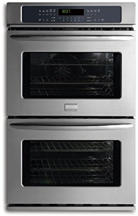 FGET3045KF Gallery Series 30" Double Electric Wall Oven with 4.2 cu. ft. Upper True Convection Oven Convection Conversion One-Touch Self Clean and Star-K Certified Stainless