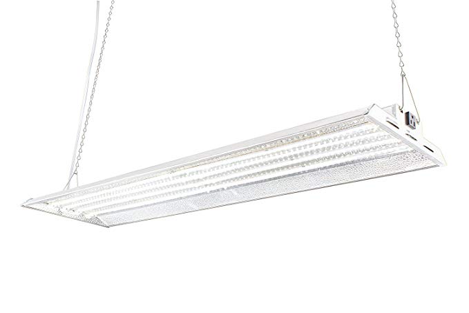 Durolux DLED844W LED Grow Light | 4 Feet by 1 Foot | 160W (0.5 W LED x 320 Pcs) with White 5500K FullSun Spectrum and 20000 Lux Great for Seeding and Veg Growing! Over 50% Energy Saving!