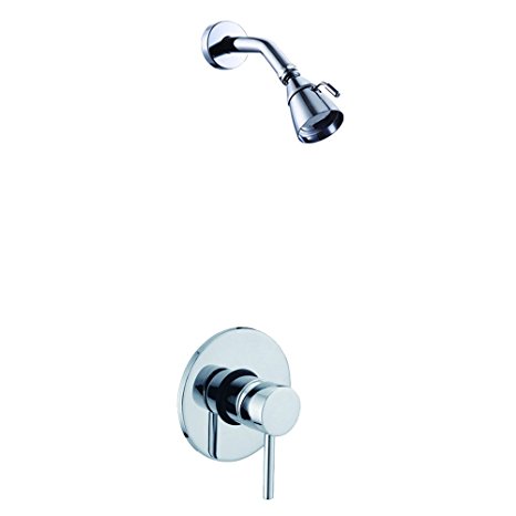 KES X6201 Bathroom Single Handle Shower Faucet Trim Valve Body Complete Kit, Polished Chrome