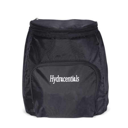 Hydracentials Insulated Backpack Cooler and Lunch Bag (Black)