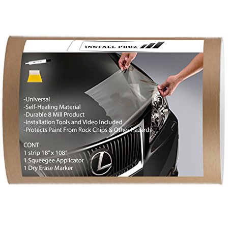 Install Proz Self-Healing Clear Paint Protection Film (Hood Strip Kit)