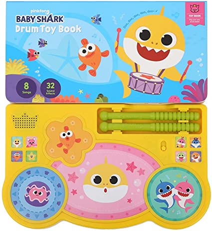 Pinkfong Baby Shark Drum Toy Book