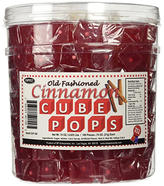 Cinnamon Cube Pops, 100 count tub