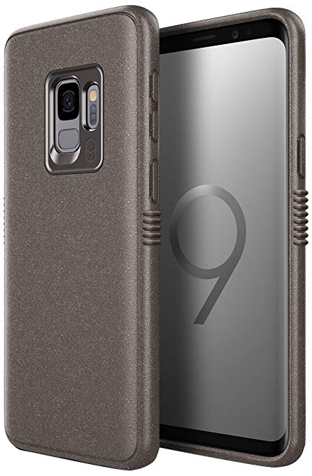Patchworks TPU PC Hybrid Dual Material Matte Extreme Grip Slim Fit with Added Air Pocket and Drop Tested Hard Case for Galaxy S9