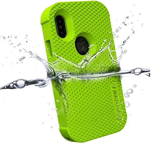 GOPOLE Bobber Case - Life Jacket Case for iPhone Xs, iPhone X, iPhone 11 Pro - Green