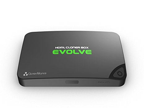 HDML-Cloner Box Evolve, Capture game and streaming videos to the USB flash drive/TF card/PC, no video split, two HDMI inputs, remote control, 4K supported, CEC supported.