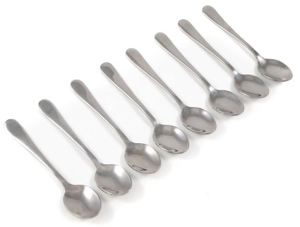 Stainless Steel Espresso Spoon Set (8-Pack)