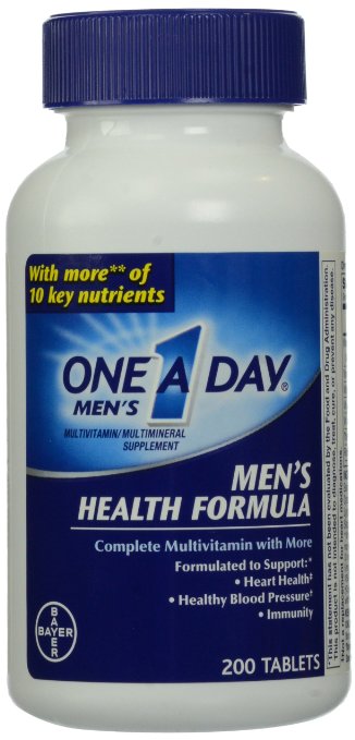 One-A-Day Multivitamin, Men's Health Formula Tablets, 200 Count