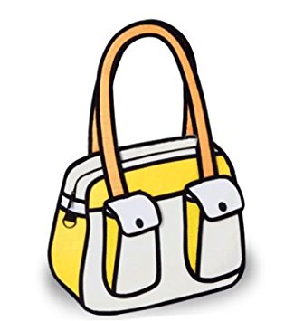 Genius_Baby Canvas From Cartoon Shoulder Paper Messenger Bag 2D Drawing 3D Jump Handbag