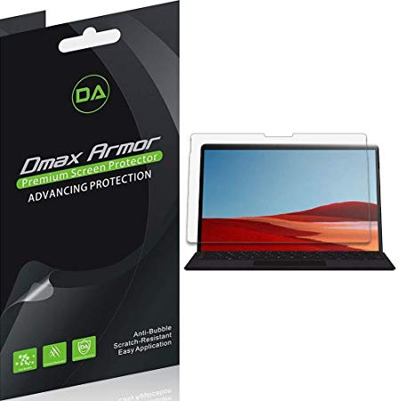 (3 Pack) Dmax Armor for Microsoft Surface Pro X Screen Protector, Anti Glare and Anti Fingerprint (Matte) Shield