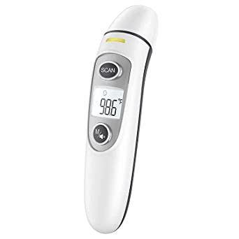 Forehead Thermometer for Adults, Digital Thermometer for Fever, Easy to Use and Accurate for Babies, Kids and Adults