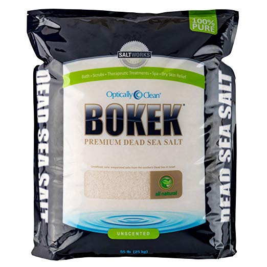 Bokek Dead Sea Salt, Coarse - 55 lb Bag
