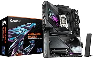 GIGABYTE Z890 AORUS Master Ultra Core (Series 2) LGA 1851, ATX, DDR5, 5X M.2, PCIe 5.0, Thunderbolt 4, WIFI7, 10GbE LAN, EZ-Latch