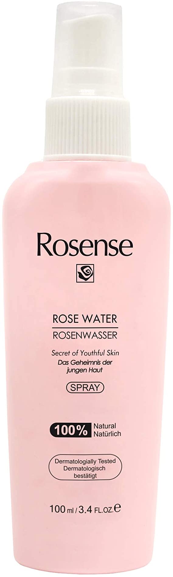 Rosense Rose Water, 100% Natural, Vegan, 100 ml