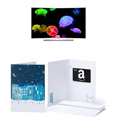 LG Electronics 55EG9600 55-Inch Curved OLED TV and $200 Amazon.com Gift Card