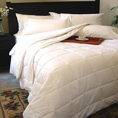 Natural Comfort Classic White Down Alternative Comforter or Blanket Year Round Filled, Twin