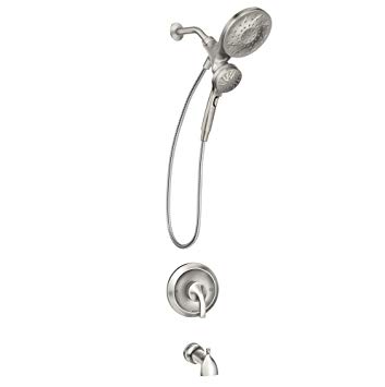 Moen 82304SRN Engage Magnetix Multi-Function Handshower and Rainshower Combo, Spot Resist Brushed Nickel